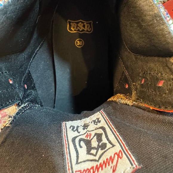 NEW limited edition Ash Glitter Spiked Hightop Spirit Sneakers - Size 38 - Picture 11 of 16